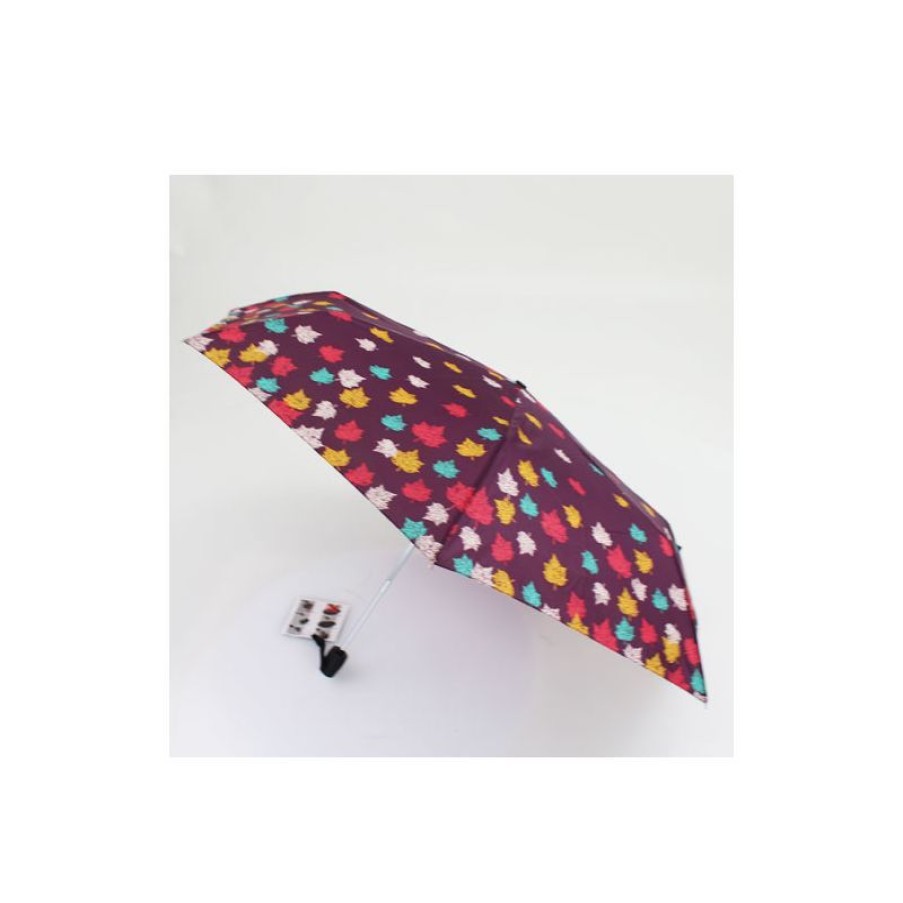 Clearance Parapluie Pliant Prune Pierre Cardin Automne