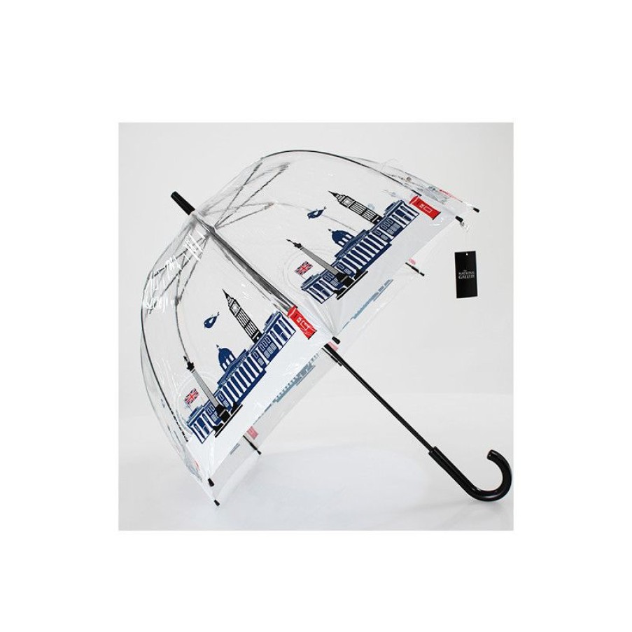 Clearance Parapluie Transparent Cloche Motif Londres